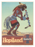 Santa Fe Railroad  Hopiland  Native American Hopi Indian  Arizona  1940s