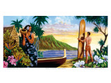 Surfing In Paradise  Hawaii