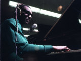 Ray Charles Taping a Coca-Cola Radio Commercial  1967