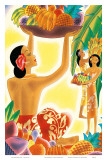 The Hawaiian Abundance  Menu Cover  c 1930s