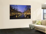 Prinsengracht and Wsterkerk  Amsterdam  Holland
