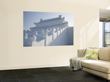 Forbidden City Made of Snow and Ice Slide  Ice and Snow Festival  Harbin  Heilongjiang  China