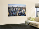 Shibuya Area Skyline with Shinjuku in the Background  Japan  Tokyo
