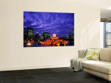 Buckingham Fountain and City Skyline  Chicago  Illinois  USA
