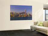 Skyline of Hong Kong Island from Kowloon  Hong Kong  China