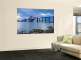 Forth Road and Rail Bridges  Firth of Forth  Edinburgh  Scotland  UK
