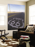 Historic Route 66 Sign on Highway  Seligman  Arizona  USA