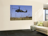 March 31  2007  a US Army UH-60 Black Hawk Helicopter Prepares to Pick up Soldiers