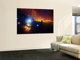 Alnitak Region in Orion (Flame Nebula NGC2024  Horsehead Nebula IC434)