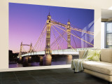 Albert Bridge  Chelsea  London  England