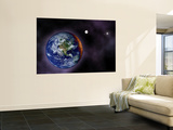 In This Artist's Visualization  the Earth is Shown at the Outer Edges of the Known Solar System