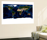 Topographic & Bathymetric Shading of Full Earth