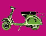 Vespa on Pink
