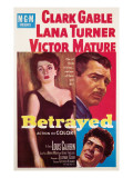 Betrayed  Lana Turner  Clark Gable  Victor Mature  1954