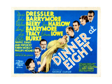 Dinner at Eight  with Marie Dressler  John Barrymore  Wallace Beery  and Lionel Barrymore  1933