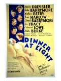 Dinner at Eight  with Marie Dressler  John Barrymore  Wallace Beery  and Lionel Barrymore  1933