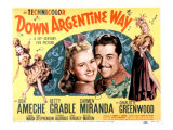 Down Argentine Way  Betty Grable  Don Ameche  Carmen Miranda  1940