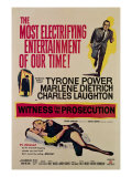 Witness for the Prosecution  Tyrone Power  Charles Laughton  Marlene Dietrich  1957