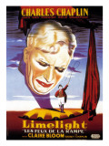 Limelight  French Poster Art  Charles Chaplin  1952