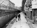 The Berlin Wall  Separating West Berlin and East Berlin  Five Years after Being Built  1966