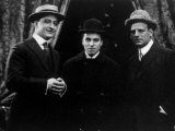 Essanay Studio's Three Star Performers  Francis X Bushman  Charlie Chaplin  Gilbert Anderson  1915