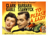 To Please a Lady  Barbara Stanwyck  Clark Gable  1950