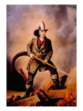 The American Fireman: Facing the Enemy  1858