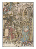 The Annunciation  Depicting the Visitation of the Archangel Gabriel  1450s