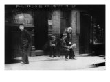 New York City  Police and Detectives Guarding Chinatown  July 6  1909