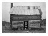 African American Sharecropper House with Child on Steps  North Carolina  July 1939