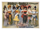 Hurly-Burly Extravaganza and Refined Vaudeville with Chorus Girls in Fanciful Flower Costumes 1899