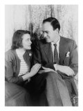 Roald Dahl  British Author with His Wife  Actress Patricia Neal in 1954