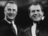 Vice President Spiro Agnew and US President Richard Nixon  1972