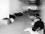 Homeless People Hiding from a Cold Wave  New York City  February 10  1933