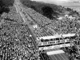 Boys Walk Down the Long Derby Downs Hill Prior to their Soap Box Derby Race  Akron  Ohio  1948
