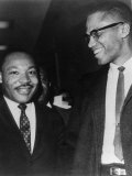 Martin Luther King Jr  and Malcolm X  1964