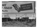 National Association of Manufacturers Billboard Shelters Destitute Families of Migrant Laborers