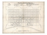1722 Plan of New Orleans  the Area That Became the "French Quarter"