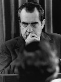 US President Richard Nixon at a Press Conference  1972