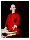 Samuel Adams  Portrait Depicting Adams Pointing to the Massachusetts Charter