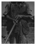 Alabama African American Tenant Farmer Holding a Hoe  June 1936