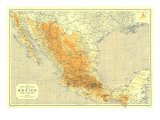 Mexico Map 1914