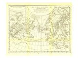 Carte Generale Des Decouvertes De Lamiral De Fonte Map