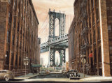 View to the Manhattan Bridge  New York City