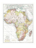 Africa Map 1909