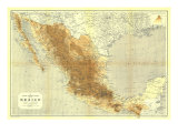 Mexico Map 1911