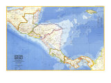 Central America Map 1973