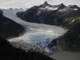 Taku Glacier is the largest glacier in the Juneau Icefield