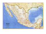 Mexico Map 1973