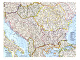 The Balkans Map 1962